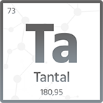 Tantal, pręty, blachy Tantal, pręty, blachy