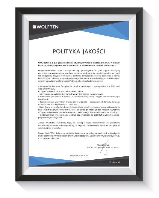 polityka jakości polityka jakości